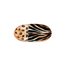 petisqueira oval animal print ferdan home c
