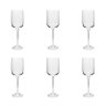 set de tacas de cristal slim para vinho tinto ferdan home b