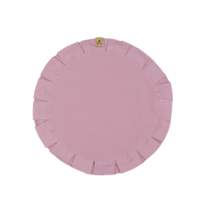 jogo americano redondo folhos rosa ferdan home