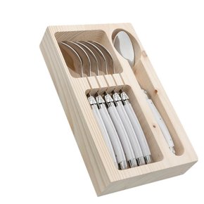 set de colheres de mesa branco laguiole la tour ferdan home