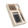 set de colheres de mesa preto laguiole la tour ferdan home