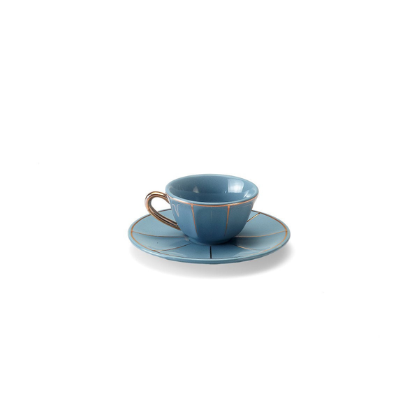 xicara de cafe vintage azul bitossi home ferdan home