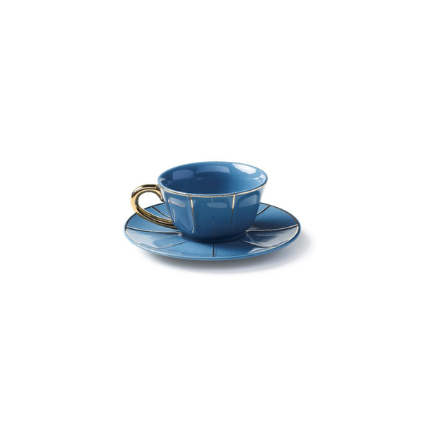 xicara de cha vintage azul bitossi home ferdan home