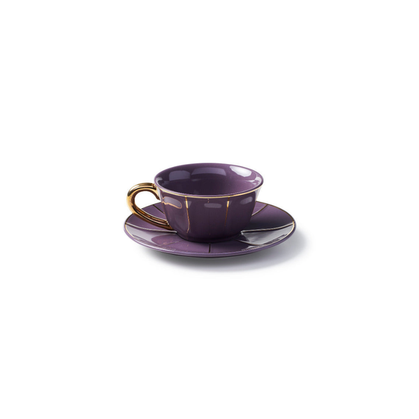 xicara de cha vintage purpura bitossi home ferdan home