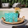 set copo long drink twister turquesa ferdan home