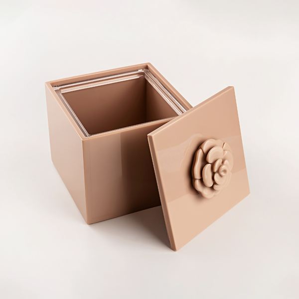 lixeira de bancada camelia camel ferdan home b