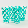 set copo long drink twister turquesa ferdan home a