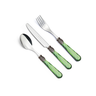 conjunto de talheres de sobremesa napoleon pearl green eme ferdan home