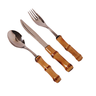 conjunto de talheres de mesa bambu ferdan home