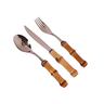 conjunto de talheres de sobremesa bambu ferdan home