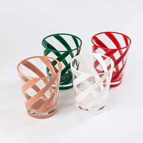 conjunto de 4 copos de acrilico twister mix 2 ferdan home b