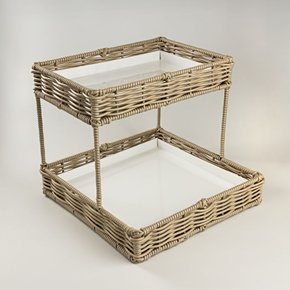 cesta dupla para frios palha ferdan home a