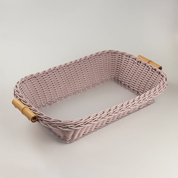 cesta retangular itaipava malva m ferdan home a