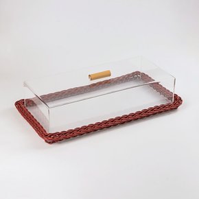 travessa com tampa itaipava cereja g ferdan home a