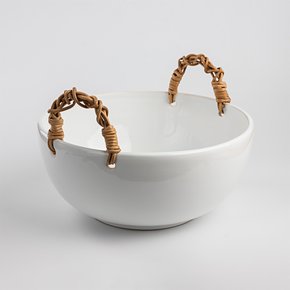 tigela com junco redonda grande ferdan home b