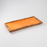 bandeja retangular paraty laranja ferdan home a