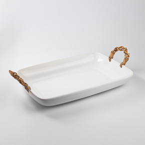 travessa com junco retangular ferdan home a