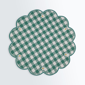 jogo americano vichy margaridas verde ferdan home a