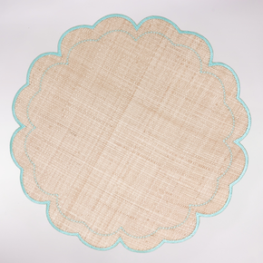 jogo americano palha flower acqua ferdan home a