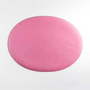 jogo americano oval em couro rosa ferdan home a