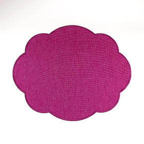 jogo americano oval pink bordeaux ferdan home a