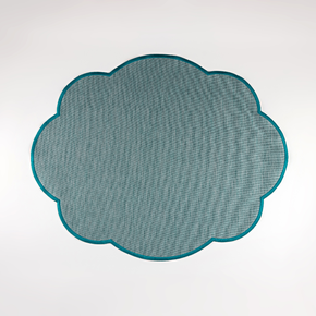 jogo americano oval verde claro a