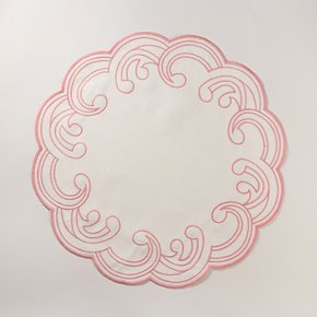 jogo americano bordado wave rose ferdan home a