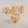 set de xicaras origami dourado riva ferdan home c