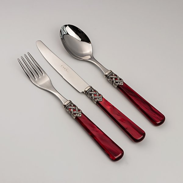 set de talheres de sobremesa ginevra bordeaux eme ferdan home a