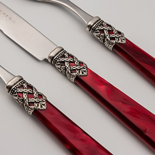 set de talheres de sobremesa ginevra bordeaux eme ferdan home b