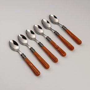 set de colheres de cha versailles caramel ferdan home eme a