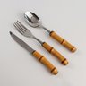 conjunto de talheres de mesa bambu ferdan home a
